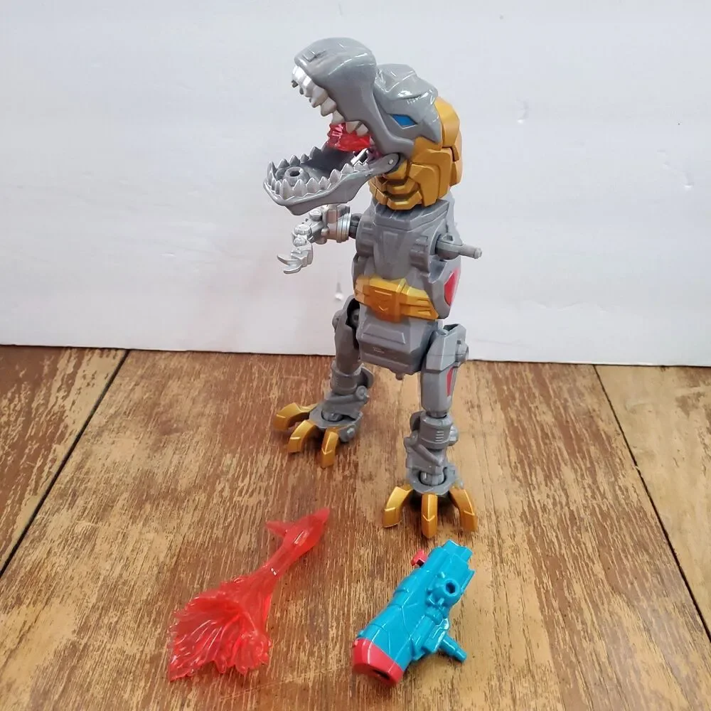 Transformers Hero Mashers Electronic Grimlock 2014 Figure w/ Flame Blast & Gun